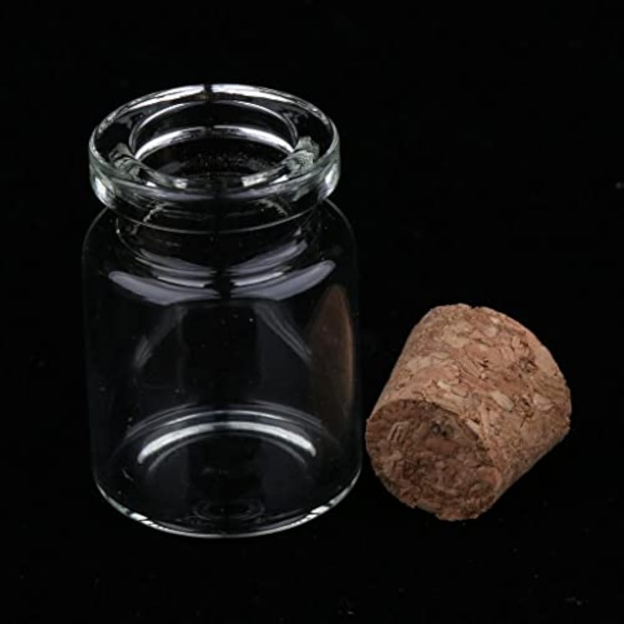 20 Pieces 5ML Cork Glass Jars Vials Drift Bottles